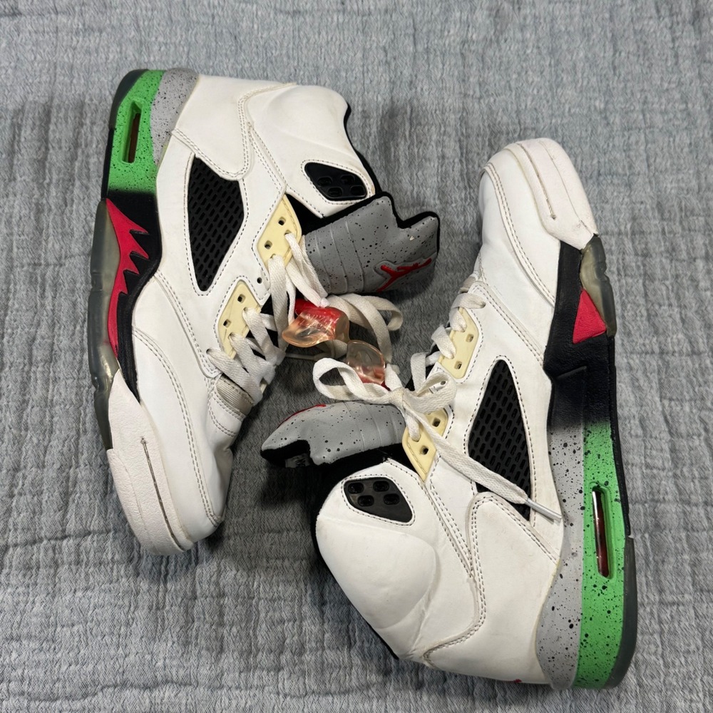 Nike Air Jordan 5 Retro Pro Stars Poison Green 2001 - Size 8‎ - 136027 103